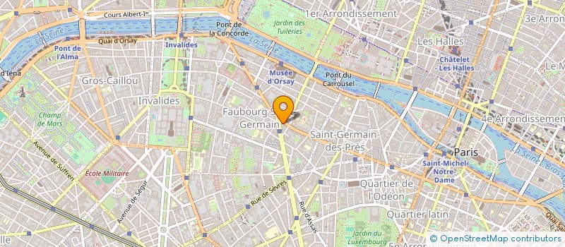 localisation de l'entreprise COPR 205 BD SAINT GERMAIN 75007 PARIS  PARIS