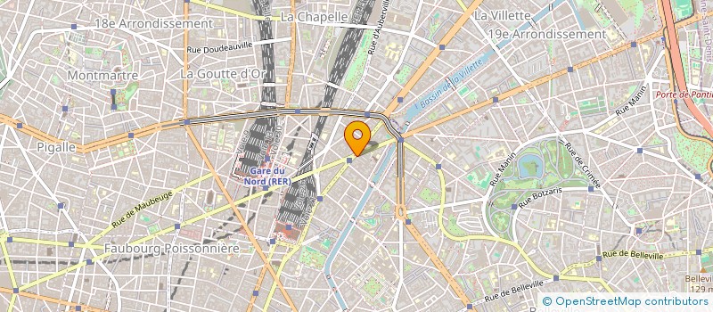 localisation de l'entreprise COPR 206 208 BIS RUE LAFAYETTE 75 PARIS 10  PARIS