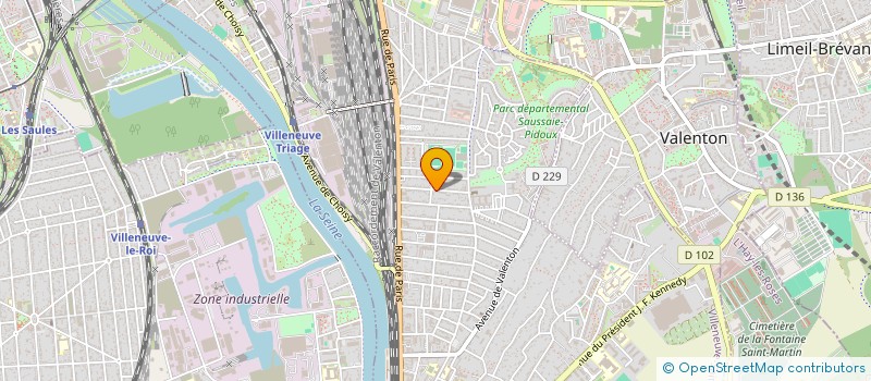 localisation de l'entreprise COPR 20B RUE JULES VERNE 94 VILLENEUVE SAINT GEROGES  VILLENEUVE-SAINT-GEORGES