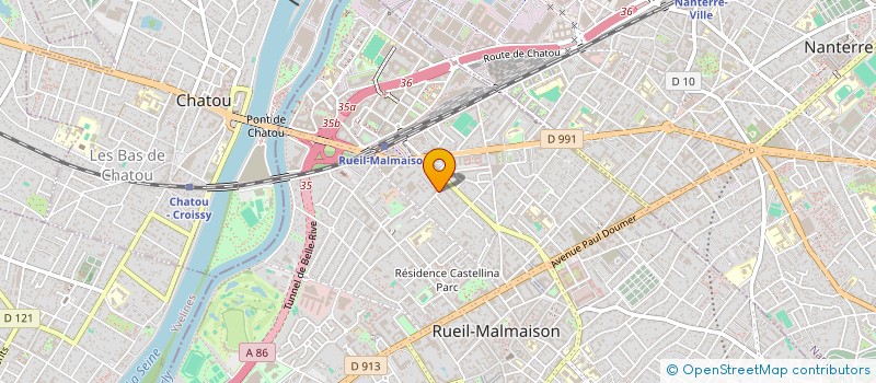 localisation de l'entreprise COPR 21 23 25 RUE MICHELET 92505 RUEIL MALMAISON à RUEIL-MALMAISON