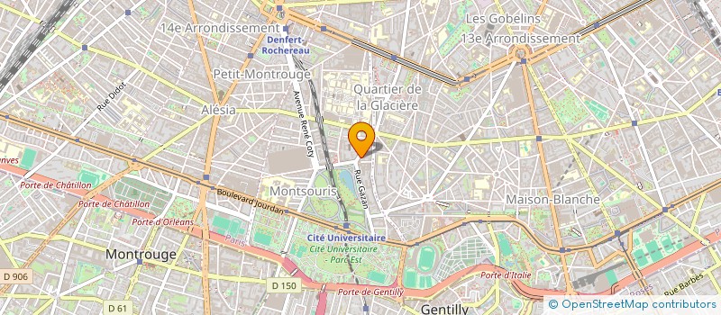 localisation de l'entreprise COPR 21 AVENUE REILLE  PARIS