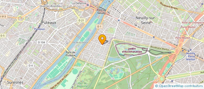 localisation de l'entreprise COPR 21 R DELABORDERE 92200 NEUILLY SUR SEINE à NEUILLY-SUR-SEINE