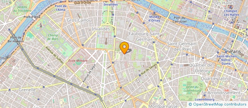 localisation de l'entreprise COPR 21 RUE BARBET DE JOUY 75007 PARIS  PARIS