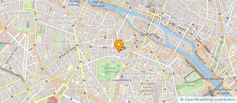 localisation de l'entreprise COPR 21 RUE DE L ODEON 75006 PARIS  PARIS