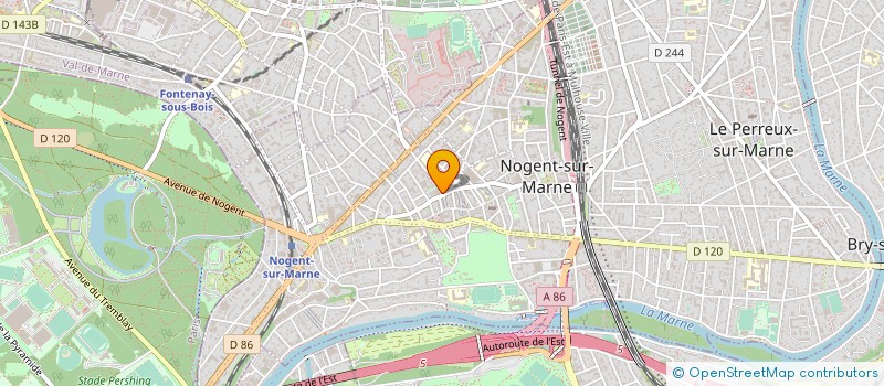localisation de l'entreprise COPR 21 RUE DES HEROS NOGENTAIS 94130 NOGENT SUR MARNE  NOGENT-SUR-MARNE