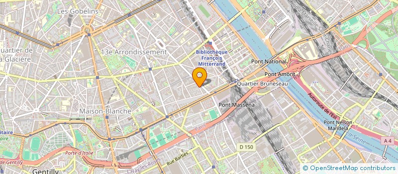 localisation de l'entreprise COPR 21 RUE DU DESSOUS DESBREGES PARIS 13  PARIS