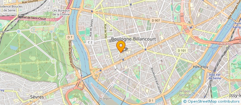 localisation de l'entreprise COPR 210 A 234 RUE LOUIS BLERIOT 92100 BOULOGNE BILLANCOURT à BOULOGNE-BILLANCOURT