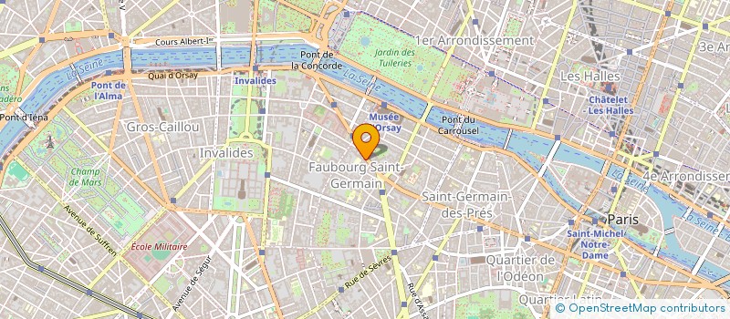 localisation de l'entreprise COPR 215 BD ST GERMAIN 75007 PARIS  PARIS