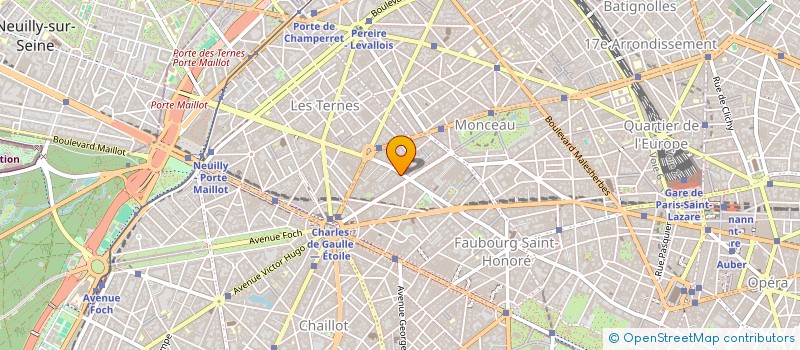 localisation de l'entreprise COPR 217 219 RUE FAUBOURG ST HONORE 75008 PARIS  PARIS