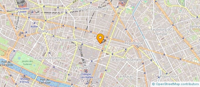 localisation de l'entreprise COPR 218 RUE SAINT DENIS 75002 PARIS  PARIS