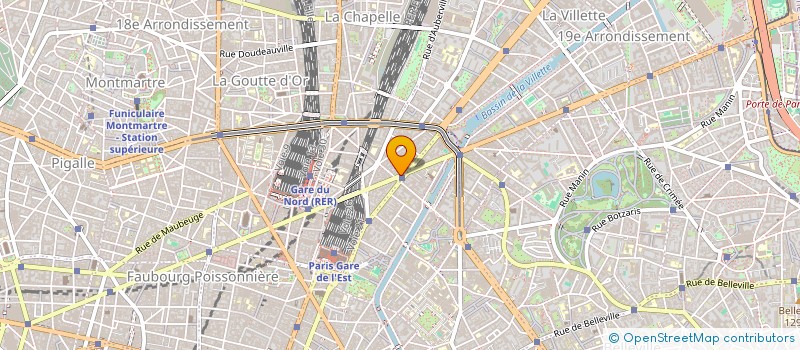 localisation de l'entreprise COPR 219 RUE LA FAYETTE 75010 PARIS  PARIS