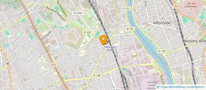 localisation de l'entreprise COPR 22 AV DE LA REPUBLIQUE VITRY SUR SEINE 94400  VITRY-SUR-SEINE