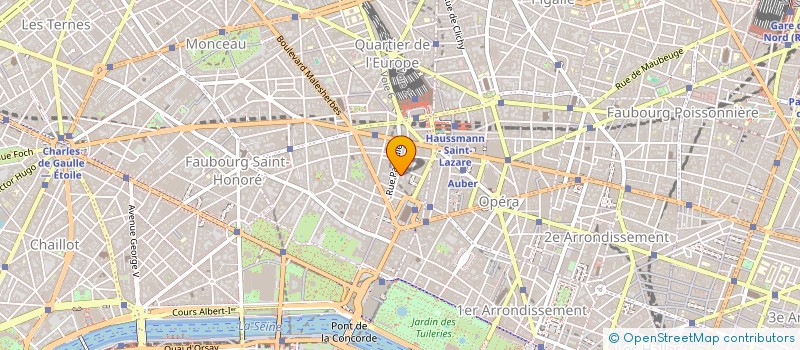 localisation de l'entreprise COPR 22 R DE L ARCADE  PARIS