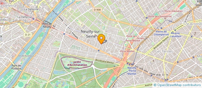 localisation de l'entreprise COPR 22 RUE D ORLEANS à NEUILLY-SUR-SEINE