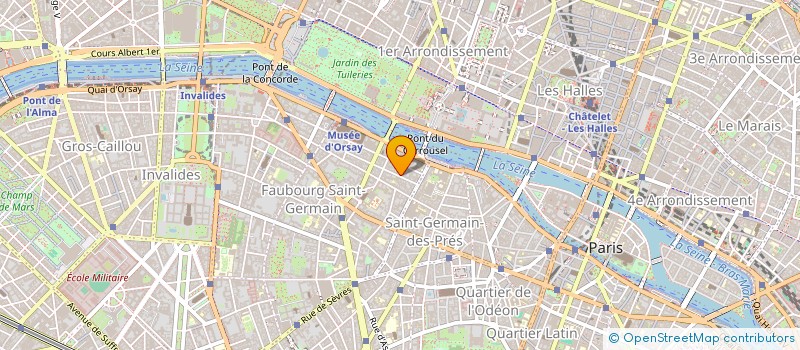 localisation de l'entreprise COPR 22 RUE DE VERNEUIL 75007 PARIS  PARIS