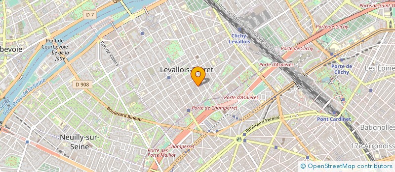 localisation de l'entreprise COPR 22 RUE TREBOIS 92300 LEVALLOIS PERRET à LEVALLOIS-PERRET