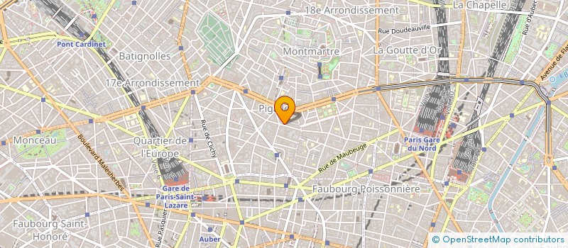 localisation de l'entreprise COPR 22 RUE VICTOR MASSE 75009 PARIS  PARIS