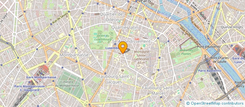 localisation de l'entreprise COPR 223 RUE SAINT JACQUES 75005 PARIS  PARIS