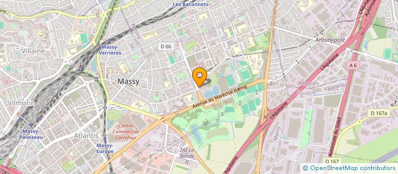 localisation de l'entreprise COPR 225 RES ST MARC IMM F 7 SQ YVES DU MANOIR 91 MASSY  MASSY