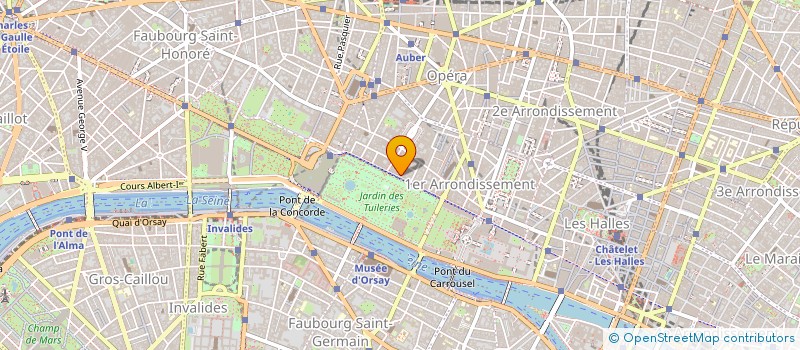 localisation de l'entreprise COPR 226 RUE DE RIVOLI 75001 PARIS  PARIS
