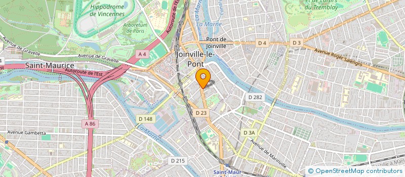 localisation de l'entreprise COPR 23 BD DU MAL LECLERC 94340 JOINVILLE LE PONT  JOINVILLE-LE-PONT