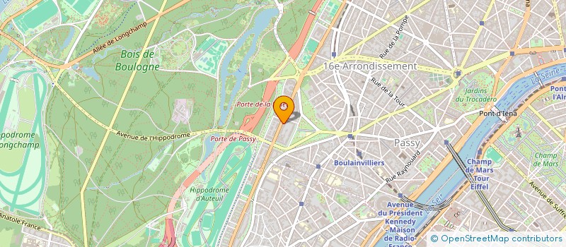 localisation de l'entreprise COPR 23 BD SUCHET 75016 PARIS  PARIS