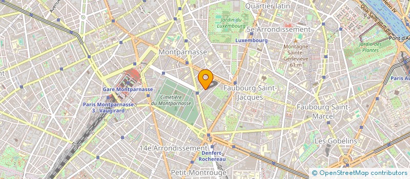 localisation de l'entreprise COPR 23 RUE CAMPAGNE PREMIERE 75014 PARIS  PARIS