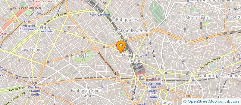 localisation de l'entreprise COPR 23 RUE CONSTANTINOPLE 75008 PARIS  PARIS