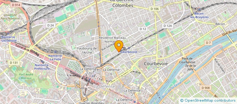 localisation de l'entreprise COPR 23 RUE EUGENE CARON 92400 COURBEVOIE à COURBEVOIE