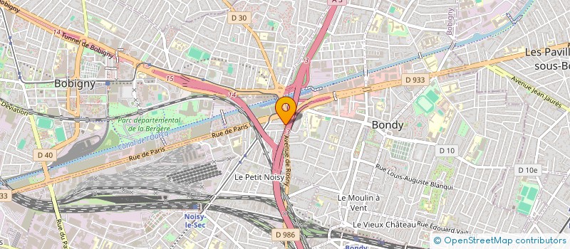 localisation de l'entreprise COPR 235 AV DE ROSNY 93130 NOISY LE SEC à NOISY-LE-SEC