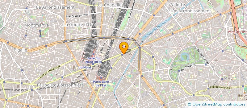 localisation de l'entreprise COPR 236 RUE DU FBG SAINT MARTIN BATIMENT D 75010 PARIS  PARIS