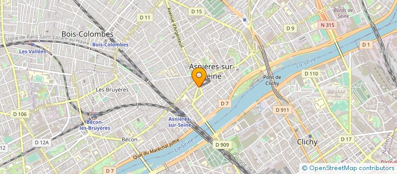 localisation de l'entreprise COPR 23B RUE MAURICE BOKANOSKI 92600 ASNIERES SUR SEINE  ASNIERES-SUR-SEINE