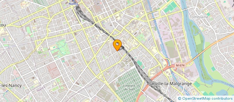 localisation de l'entreprise COPR. 24-26 RUE PIERRE VILLARD  NANCY