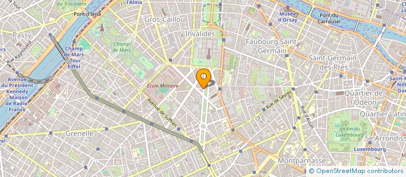 localisation de l'entreprise COPR 24 AV DE BRETEUIL 75007 PARIS  PARIS