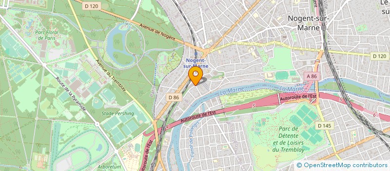localisation de l'entreprise COPR 24 AVE CHARLES V 94 NOGENT SUR MARNE  NOGENT-SUR-MARNE