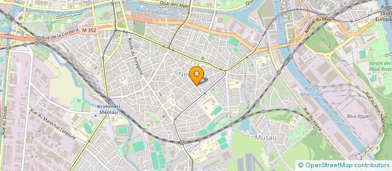 localisation de l'entreprise COPR 24 RUE DE LA ZIEGELAU à STRASBOURG