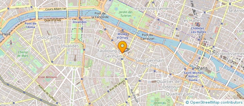 localisation de l'entreprise COPR 240B BD SAINT GERMAIN 75007 PARIS  PARIS