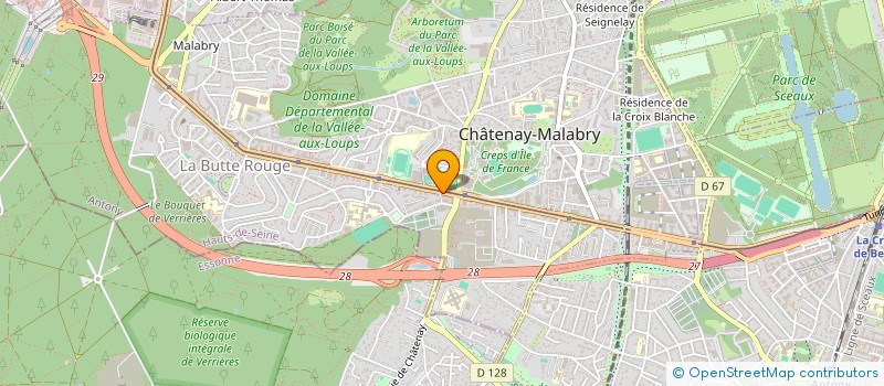 localisation de l'entreprise COPR 241 AV DE LA DIVISION LECLERC  CHATENAY-MALABRY