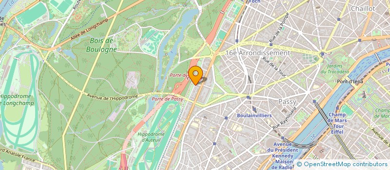 localisation de l'entreprise COPR 25 AV DU MARECHAL MAUNOURY 75016 PARIS  PARIS