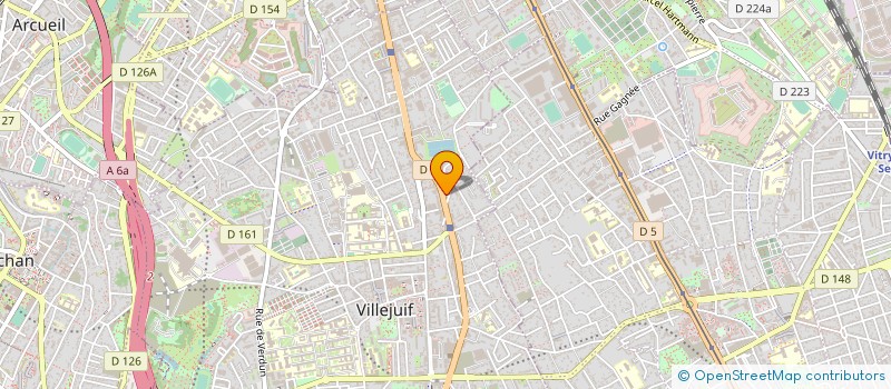 localisation de l'entreprise COPR 25 BD MAXIME GORKI 94800 VILLEJUIF à VILLEJUIF