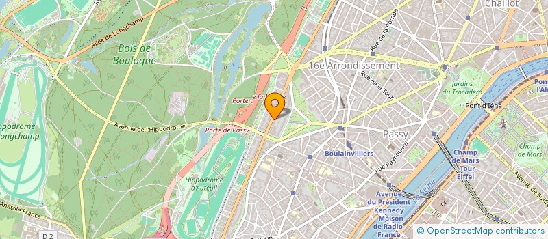 localisation de l'entreprise COPR 25 BD SUCHET 75016 PARIS  PARIS