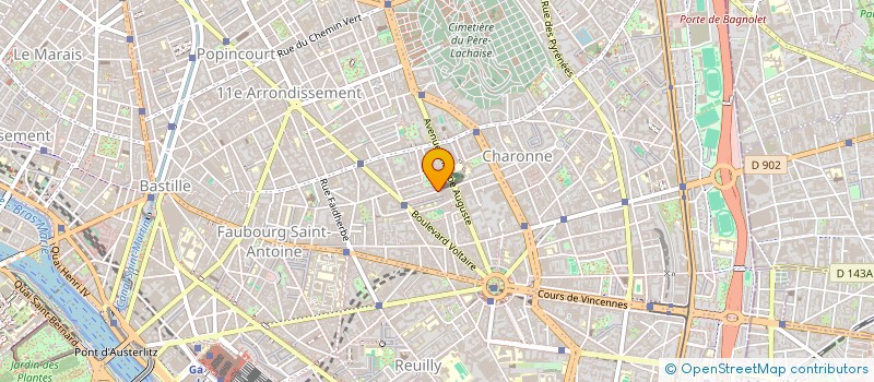 localisation de l'entreprise COPR 25 RUE ALEXANDRE DUMAS 75011 PARIS  PARIS