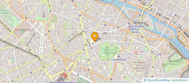 localisation de l'entreprise COPR 25 RUE CASSETTE 75006 PARIS  PARIS