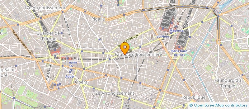 localisation de l'entreprise COPR 25 RUE SAULNIER 75 PARIS  PARIS