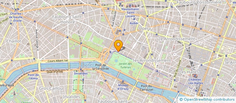localisation de l'entreprise COPR 250 RUE DE RIVOLI 75001 PARIS  PARIS