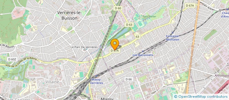 localisation de l'entreprise COPR 254 278 RUE A PAJEAUD RES BIEVRES 92160 ANTONY à ANTONY