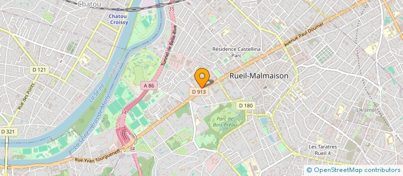 localisation de l'entreprise COPR 254 R N BONAPARTE 92500 RUEIL MALMAISON à RUEIL-MALMAISON