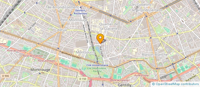 localisation de l'entreprise COPR 26 AV REILLE 75014 PARIS  PARIS