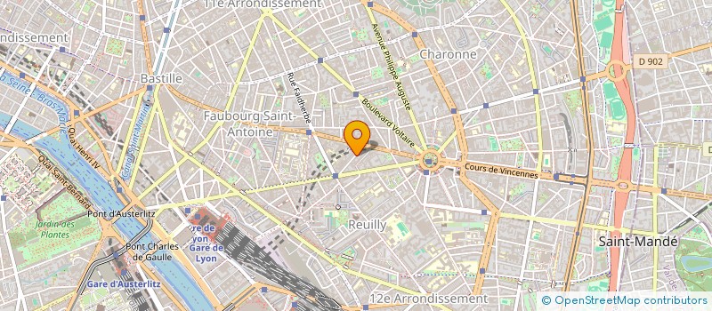 localisation de l'entreprise COPR 26 RUE CLAUDE TILLIER 75012 PARIS  PARIS