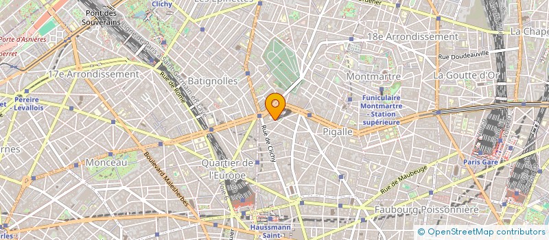 localisation de l'entreprise COPR 26 RUE DE BRUXELLES 75009 PARIS  PARIS